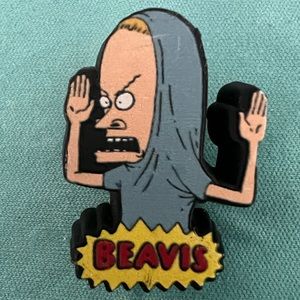 Beavis Croc Charm